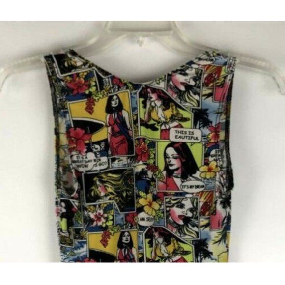 Other - Vintage Comic Strip Retro Skater Beach Dress